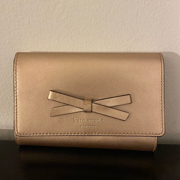 Kate Spade Handbags - Rose Gold Kate Spade Wallet
